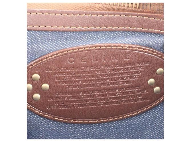 Bolso Céline Boogie Denim Macadam Azul Castaño - vista 5