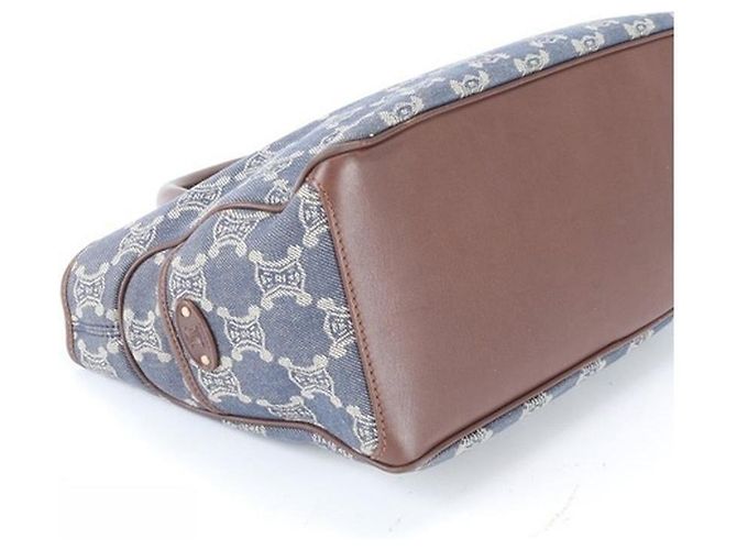 Bolso Céline Boogie Denim Macadam Azul Castaño - vista 9