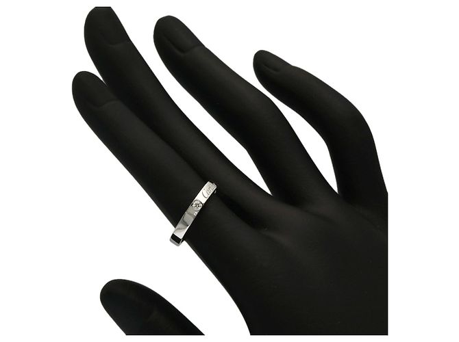 Cartier C Ring mit 1P Diamant aus Platin - Ansicht 6