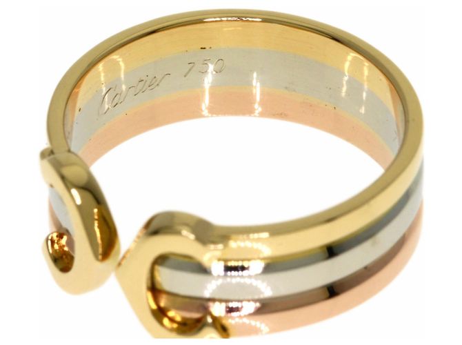 Cartier 2C Band Ring aus 18K Gold - Ansicht 5