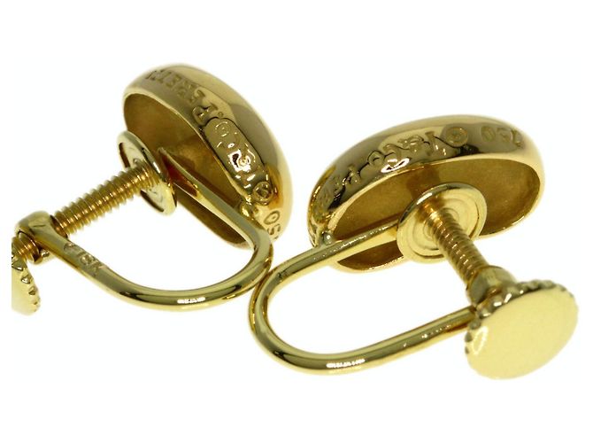 Autre Marque Orecchini a clip Tiffany Bean in oro giallo 18K - vista 3