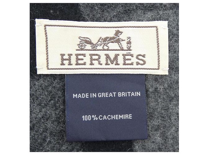 Hermès Hermes H Passant Scarf Brown Black - view 3