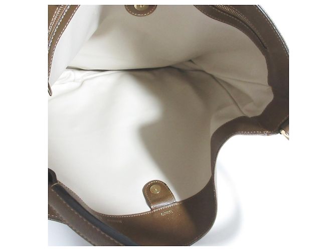 Valextra One-Handle Tote Bag aus braunem Leder - Ansicht 8
