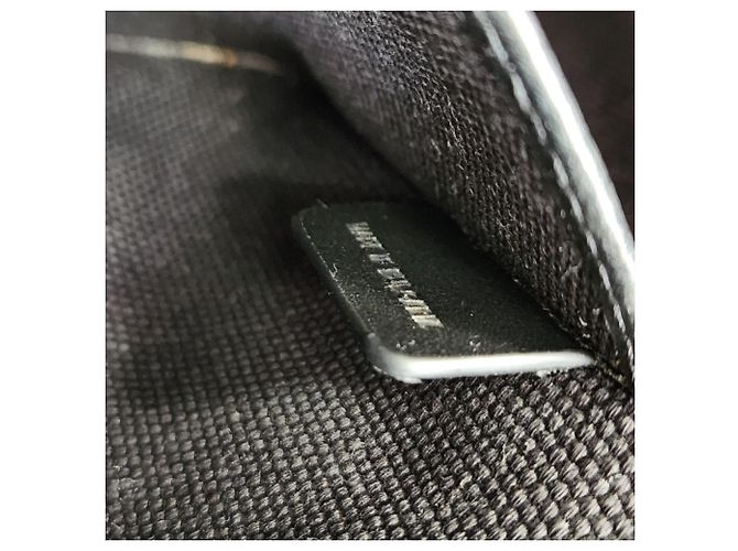 Jimmy Choo Logo Canvas Tote Bag Schwarz - Ansicht 11