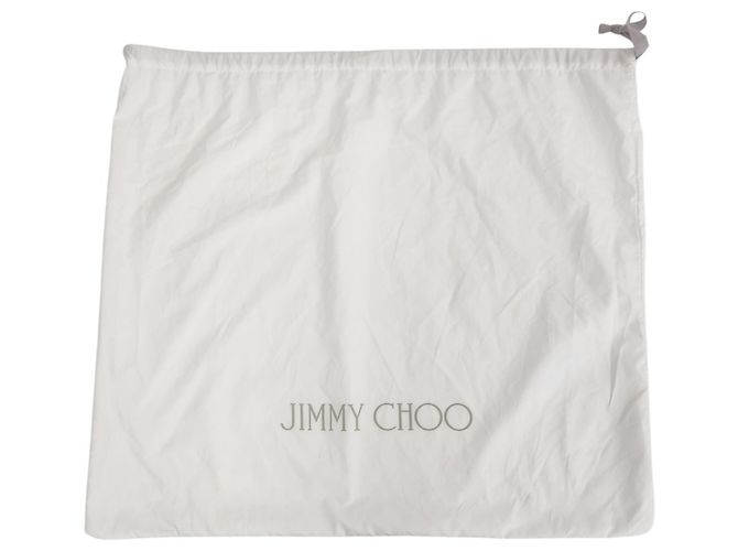 Jimmy Choo Logo Canvas Tote Bag Schwarz - Ansicht 17