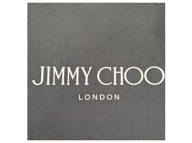 Jimmy Choo Logo Canvas Tote Bag Schwarz - Ansicht 7