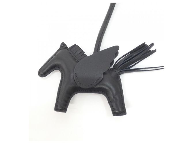 Hermès Hermes Rodeo Pegasus Handbag Charm Negro - vista 2