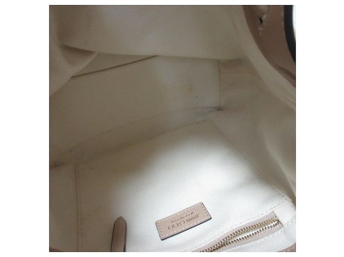 Borsa a secchiello Bonbon Jimmy Choo Beige - vista 8