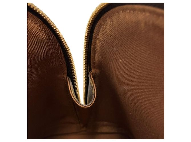 Bolsa de mão Louis Vuitton Alma PM Monogram M51130 Marrom Monograma - vista 13