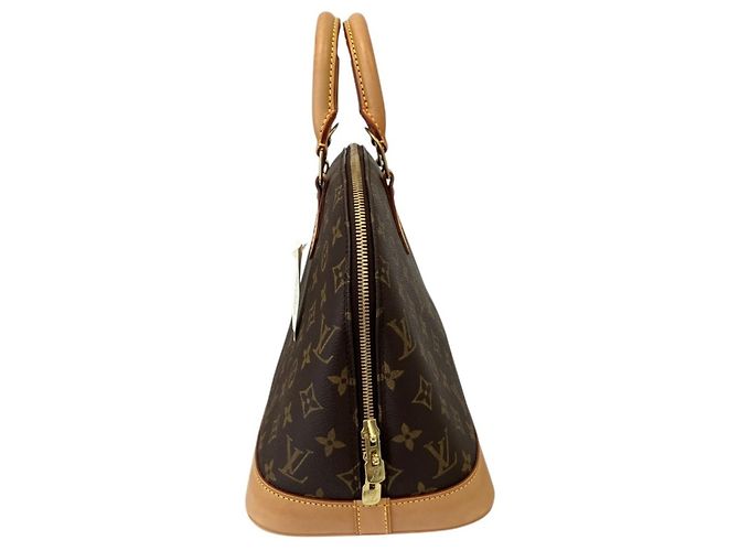 Bolsa de mão Louis Vuitton Alma PM Monogram M51130 Marrom Monograma - vista 3