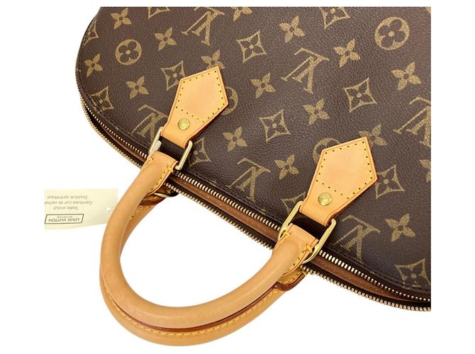 Bolsa de mão Louis Vuitton Alma PM Monogram M51130 Marrom Monograma - vista 5