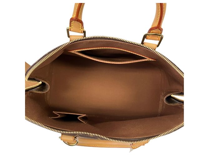 Bolsa de mão Louis Vuitton Alma PM Monogram M51130 Marrom Monograma - vista 6