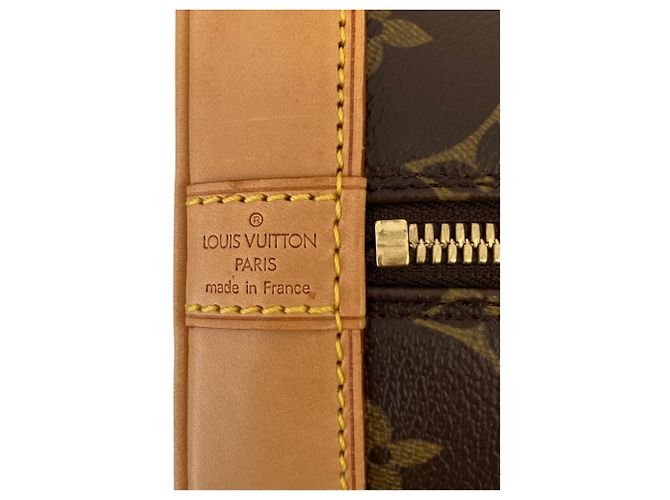 Bolsa de mão Louis Vuitton Alma PM Monogram M51130 Marrom Monograma - vista 8