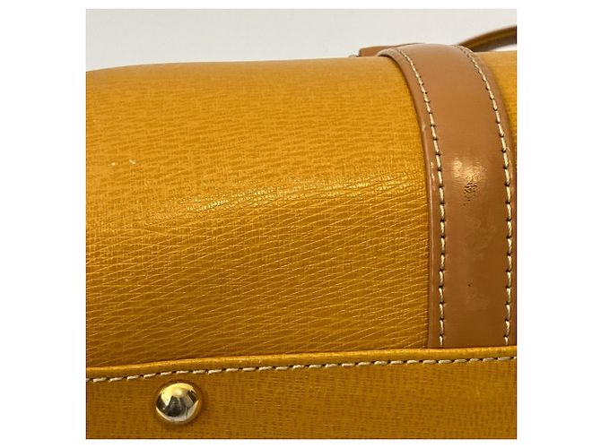 Borsa a mano Burberry in pelle gialla Giallo - vista 15