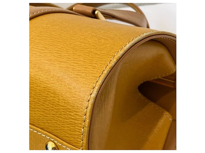 Borsa a mano Burberry in pelle gialla Giallo - vista 16