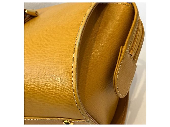 Borsa a mano Burberry in pelle gialla Giallo - vista 18