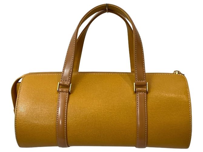 Borsa a mano Burberry in pelle gialla Giallo - vista 3