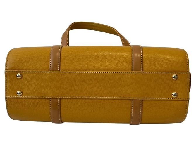 Borsa a mano Burberry in pelle gialla Giallo - vista 5