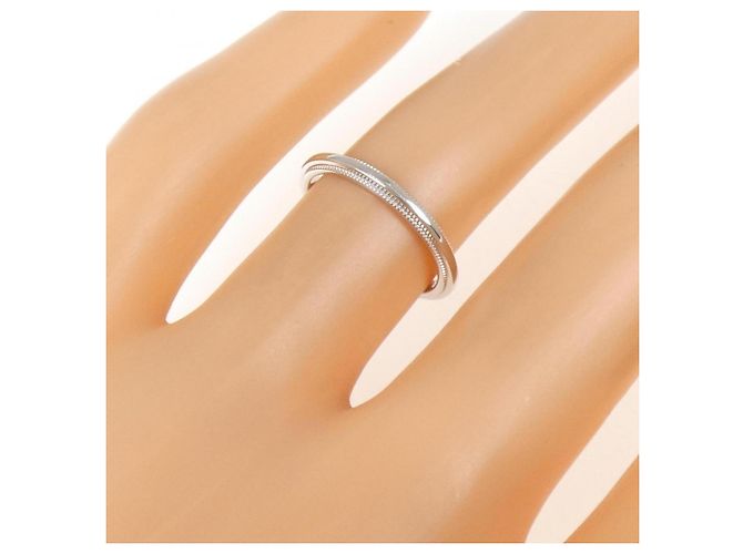 Autre Marque Anello Fascia Milgrain Tiffany & Co. - vista 4