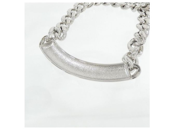Collier Chanel ABE815 Argenté Blanc - vue 3