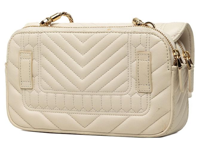 Bulgari Borsa a tracolla Bvlgari Serpenti Forever Bianco - vista 2