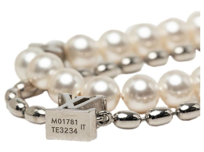Louis Vuitton Pearl Fusion Halskette Silber - Ansicht 3