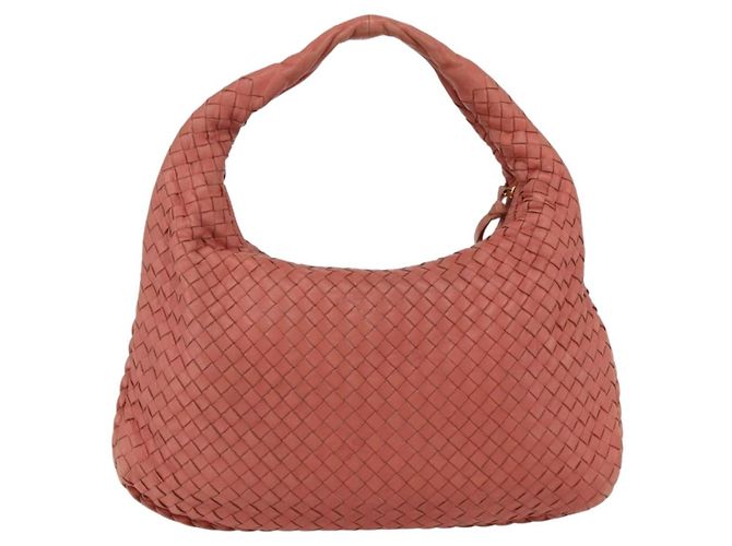 Bottega Veneta Borsa Hobo Intrecciato Nappa Medium Rosa - vista 2
