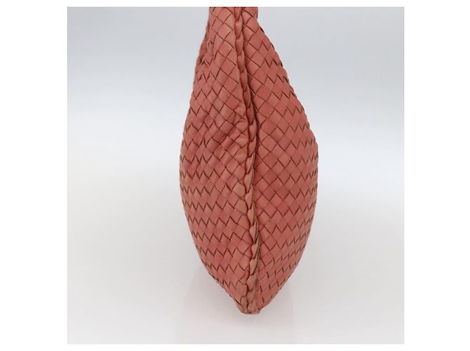 Bottega Veneta Borsa Hobo Intrecciato Nappa Medium Rosa - vista 3