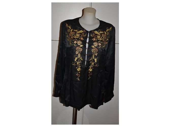 Blusa Just Cavalli nera ricamata Nero - vista 2