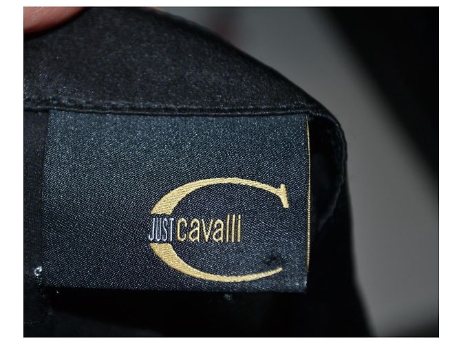 Blusa Just Cavalli nera ricamata Nero - vista 5
