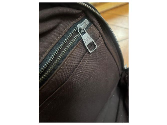 Pasta Louis Vuitton Damier Graphite Preto - vista 12