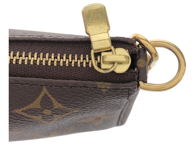 Louis Vuitton Monogram Mini Pochette Accessoires M58009 Braun - Ansicht 6