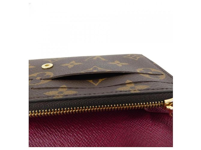 Louis Vuitton Monogram Portefeuille Emilie Wallet Marrone - vista 5