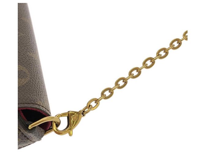 Pochette Félicie Borsa a tracolla Louis Vuitton Monogram Pochette Felicie M61276 Marrone - vista 7