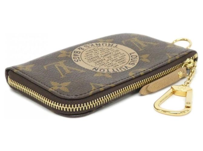 Louis Vuitton Monogram Pochette Clé Coin & Key Case Braun - Ansicht 3