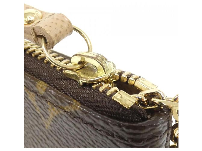 Louis Vuitton Monogram Pochette Clé Coin & Key Case Braun - Ansicht 4