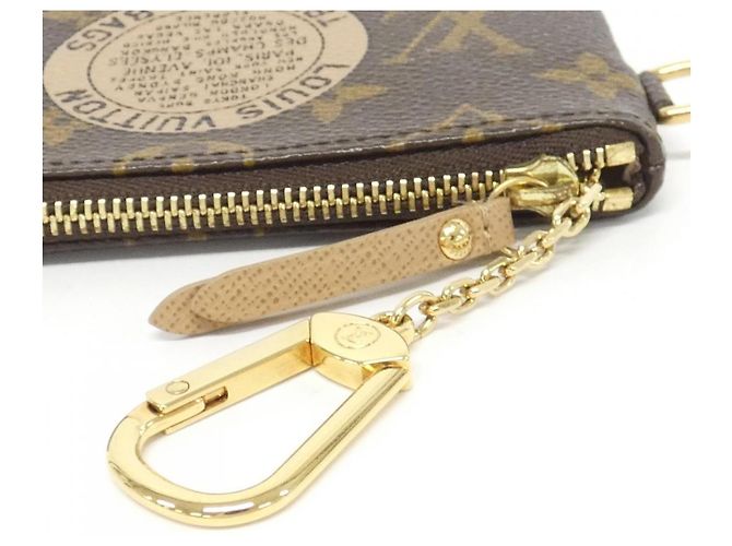 Louis Vuitton Monogram Pochette Clé Coin & Key Case Braun - Ansicht 5