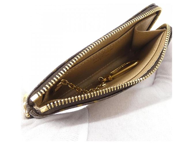 Louis Vuitton Monogram Pochette Clé Coin & Key Case Braun - Ansicht 6