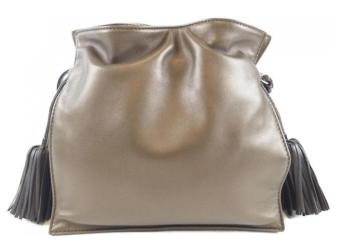 Borsa a tracolla Loewe Flamenco 380 85EE17 Marrone Bronzo - vista 2