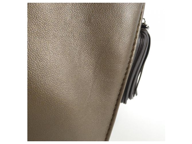Borsa a tracolla Loewe Flamenco 380 85EE17 Marrone Bronzo - vista 4