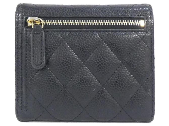 Chanel Timeless Classic Line AP0231 Geldbörse Schwarz Bordeaux - Ansicht 2
