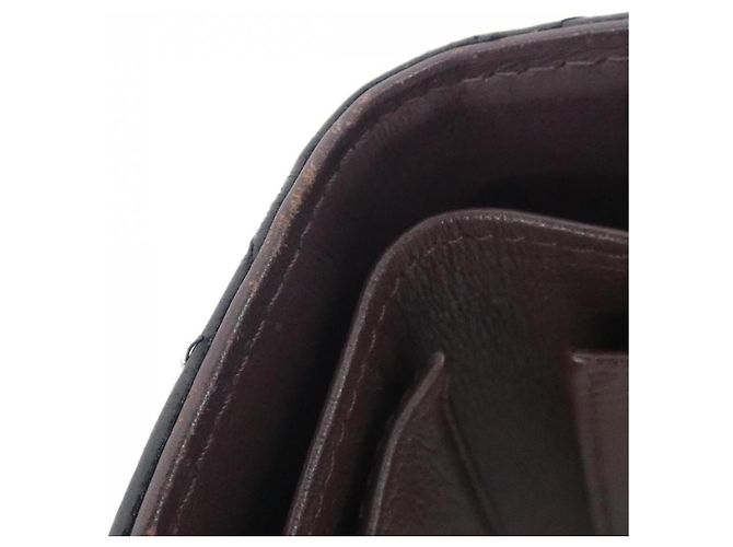 Chanel Timeless Classic Line AP0231 Geldbörse Schwarz Bordeaux - Ansicht 8