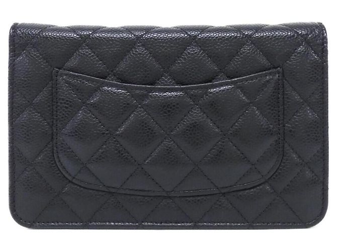 Cadena de cartera Chanel Timeless Classic Line AP0250 Negro Burdeos - vista 2
