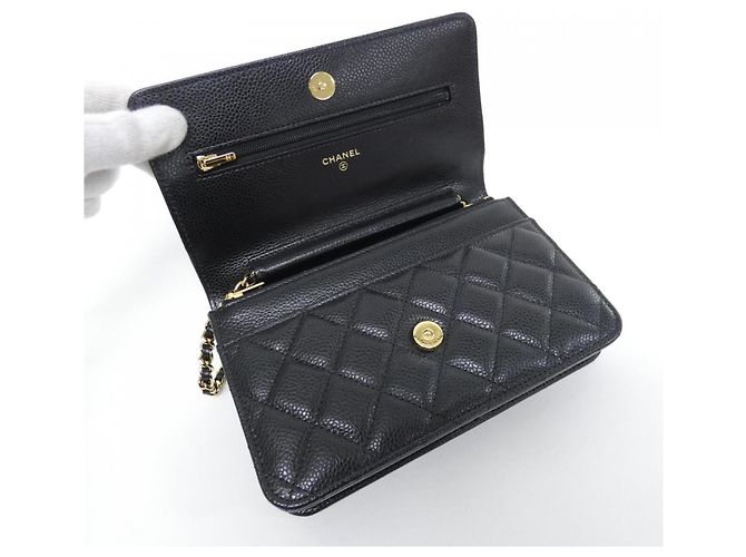 Cadena de cartera Chanel Timeless Classic Line AP0250 Negro Burdeos - vista 5