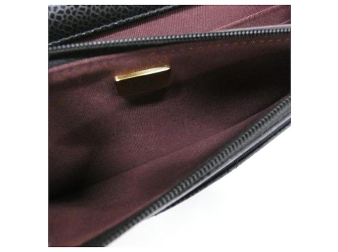 Cadena de cartera Chanel Timeless Classic Line AP0250 Negro Burdeos - vista 7