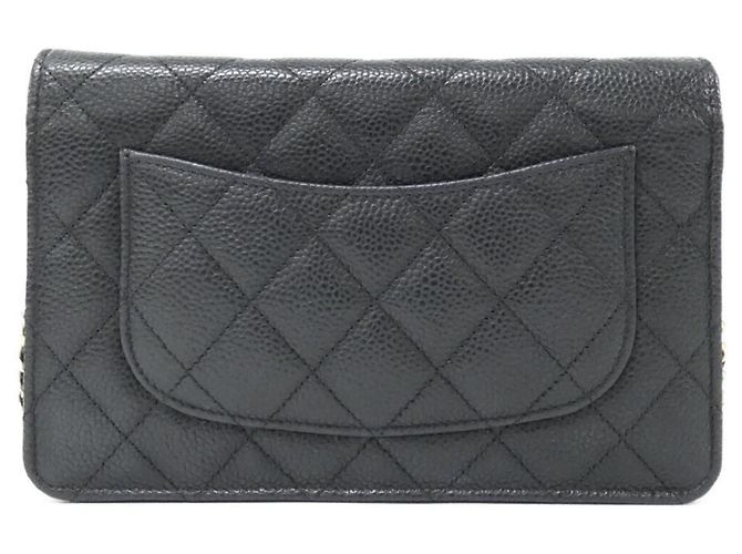 Portafoglio a catena/spalla Chanel Timeless Classic Line Nero Bordò - vista 2