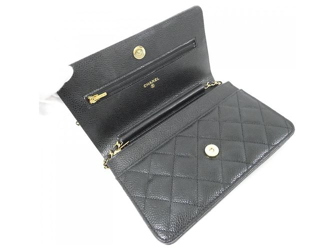 Portafoglio a catena/spalla Chanel Timeless Classic Line Nero Bordò - vista 5