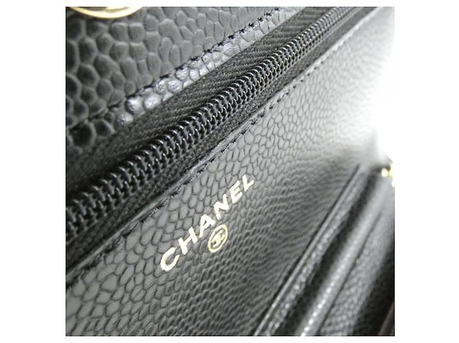 Portafoglio a catena/spalla Chanel Timeless Classic Line Nero Bordò - vista 6