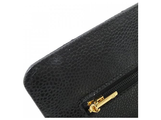 Portafoglio a catena/spalla Chanel Timeless Classic Line Nero Bordò - vista 7