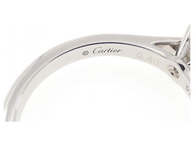 Cartier 1895 Platin-Bandring - Ansicht 4